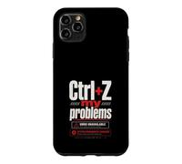 Carcasa para iPhone 11 Pro MAX Ctrl+Z Mis Problemas - Camiseta Humor Tech