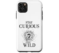 Carcasa para iPhone 11 Pro MAX Curious Stay Wild Question Mark Scribble Inspirational Love