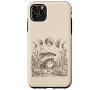 Carcasa para iPhone 11 Pro MAX Cute Frog Mushroom Moon Witchy Fairy Grunge Vintage Graphic