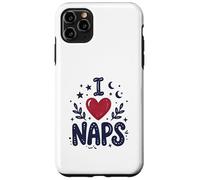 Carcasa para iPhone 11 Pro MAX Cute I Heart Naps Design for Moms, Sleepy Girl Funny Mom
