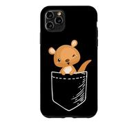 Carcasa para iPhone 11 Pro MAX Cute Kawaii Mens Womens Kids Aussie Pocket Kangaroo Lover