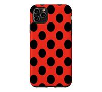 Carcasa para iPhone 11 Pro MAX Cute Ladybug Beetle Ladybird Ladybeetle Insect Red