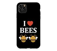 Carcasa para iPhone 11 Pro MAX Cute Little Bee Funny Simple i Love Bees