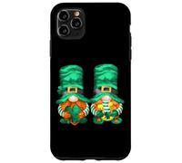 Carcasa para iPhone 11 Pro MAX Cute Shamrock and Horseshoe For St. Patricks Day GNOME Funny