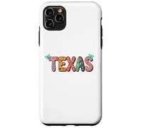 Carcasa para iPhone 11 Pro MAX Cute Vintage Boho Texas State Floral Bubble Women and Girls