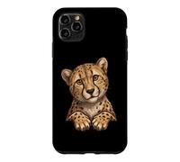Carcasa para iPhone 11 Pro MAX Cute Womens Girls Moms Peeking Pocket Savanah Cheetah Lover