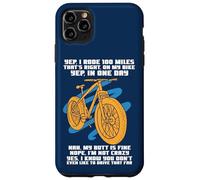 Carcasa para iPhone 11 Pro MAX Cycle Sport Yep I Rode 100 Miles Funny Sarcasm Cita Ciclista