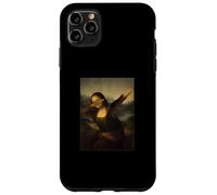 Carcasa para iPhone 11 Pro MAX Dabbing Mona Lisa Leonardo Da Vinci Divertido Mona Lisa
