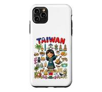Carcasa para iPhone 11 Pro MAX Dabbing Taiwán Girl Flag Dress Taipei Bubble Tea Pride Kids