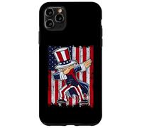 Carcasa para iPhone 11 Pro MAX Dabbing Uncle Sam America Flag Patriotic 4th of July
