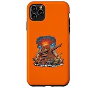 Carcasa para iPhone 11 Pro MAX Dabbing Volcano Geography Volcanologist Scary Dinosaur