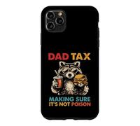 Carcasa para iPhone 11 Pro MAX Dad Tax Raccoon Burger Soda Divertido Padre Humor