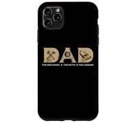 Carcasa para iPhone 11 Pro MAX Dad The Mechanic The Myth The Legend Papa y mecánico.