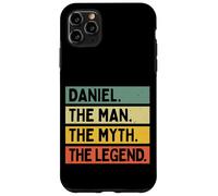 Carcasa para iPhone 11 Pro MAX Daniel The Man The Myth The Legend - Cita Personalizada Divertida