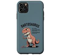 Carcasa para iPhone 11 Pro MAX Darts Dinosaur Darts Jugador de Dardos Trex Lanzador de Dardos