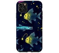 Carcasa para iPhone 11 Pro MAX Deep Sea Fish Pattern Ocean Marine Life