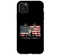 Carcasa para iPhone 11 Pro MAX Deer US Flag - Buck Hunting Lover Big Game Hunter