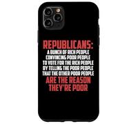 Carcasa para iPhone 11 Pro MAX Definición Anti republicanos - Demócrata Liberal