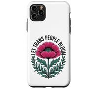 Carcasa para iPhone 11 Pro MAX Deja Que Las Personas Trans florezcan - Vibrant Pride Ally Flower Pretty