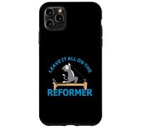 Carcasa para iPhone 11 Pro MAX Déjalo Todo en el Animal Divertido Amante del Gato Reformer Pilates