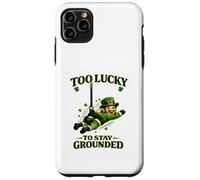 Carcasa para iPhone 11 Pro MAX Demasiado Afortunado para castigar Duendes Divertidos Lucky Joke Irish