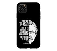 Carcasa para iPhone 11 Pro MAX Desire Less Cita G.K. Chesterton Filosofía Sabiduría