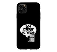 Carcasa para iPhone 11 Pro MAX Developer Sysadmin Tech 404 Coffee Not Found Error