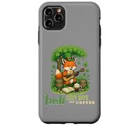 Carcasa para iPhone 11 Pro MAX Día de San Patricio Irish Cozy Days - Lindo músico Fox Art