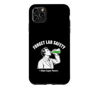 Carcasa para iPhone 11 Pro MAX Dicho Divertido Olvídate de la Seguridad del Laboratorio Quiero superpoderes
