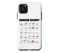 Carcasa para iPhone 11 Pro MAX Dinosaur Alphabet Dinosaurios con Nombres Lámina