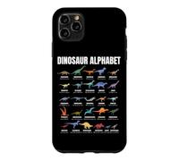 Carcasa para iPhone 11 Pro MAX Dinosaur Alphabet Dinosaurios con Nombres Lámina
