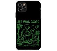 Carcasa para iPhone 11 Pro MAX Dinosaurio Divertido y Vintage La Vida en meteoritos era un Buen Arte irónico