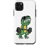 Carcasa para iPhone 11 Pro MAX Dinosaurio T-Rex Brazos Cortos Divertido Halterofilia Dino T Rex