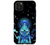 Carcasa para iPhone 11 Pro MAX Diosa Hathor Los Años 80 Antiguo Egipto Mística Egipcio