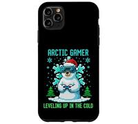 Carcasa para iPhone 11 Pro MAX Diseño Arctic Gamer Pixel Art Retro 8-bit Winter Geek