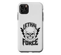 Carcasa para iPhone 11 Pro MAX Diseño de Calavera de Fuerza letal - Bold Lightning Bolt Gothic