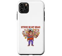 Carcasa para iPhone 11 Pro MAX Diseño de Conciencia Mental Atrapado en mi Cabeza Pensando Demasiado