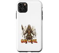 Carcasa para iPhone 11 Pro MAX Diseño de Guerrero Egipcio Antiguo de Nivel de Dios
