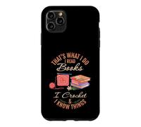 Carcasa para iPhone 11 Pro MAX Diseño de Manualidades para Amantes de los Libros de Ganchillo