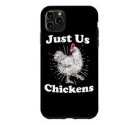 Carcasa para iPhone 11 Pro MAX Diseño de Pollos Just Us para fanáticos de la Agricultura