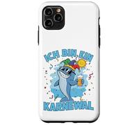 Carcasa para iPhone 11 Pro MAX Diseño Divertido de Carnaval con Texto en alemán Ich Bin Ein Karneg