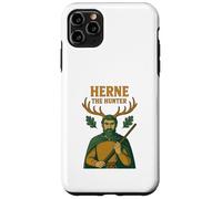 Carcasa para iPhone 11 Pro MAX Diseño folclórico de Herne The Hunter English Woodland Spirit