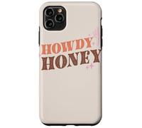 Carcasa para iPhone 11 Pro MAX Diseño gráfico Retro Western de Howdy Honey con diseño de Cactus