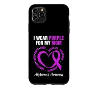 Carcasa para iPhone 11 Pro MAX Diseño I Wear Purple For My Mom - Concientización sobre el Alzheimer