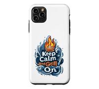 Carcasa para iPhone 11 Pro MAX Diseño Keep Calm and Grill On BBQ Pitmaster