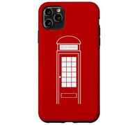 Carcasa para iPhone 11 Pro MAX Disfraz de Cabina de teléfono para Halloween, Reino Unido, Londres, Rojo británico