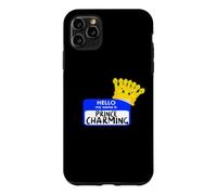 Carcasa para iPhone 11 Pro MAX Disfraz de Halloween fácil con Texto en inglés «My Name Is Prince»