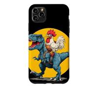 Carcasa para iPhone 11 Pro MAX Disfraz de Pollo Best Friends para Amantes de los Dinosaurios