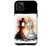 Carcasa para iPhone 11 Pro MAX Disfraz de Rey de ajedrez Genial para los Amantes de Las Piezas y los peones