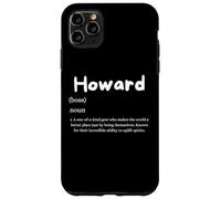 Carcasa para iPhone 11 Pro MAX Disfraz Personalizado Personalizado de Howard Definition para Howards